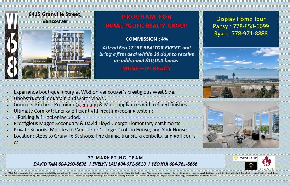 W68 – 8415 Granville Street, Vancouver – RP Marketing Event