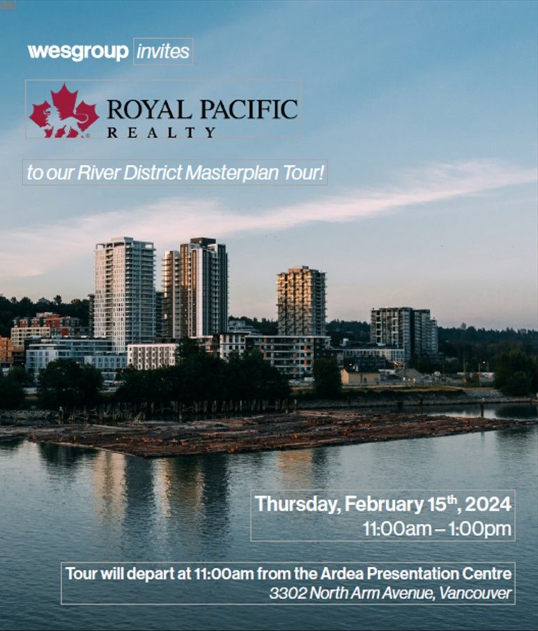 EXCLUSIVE ROYAL PACIFIC REALTOR EVENT – River District Masterplan Tour!